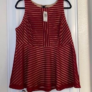 Nude sheer Torrid top